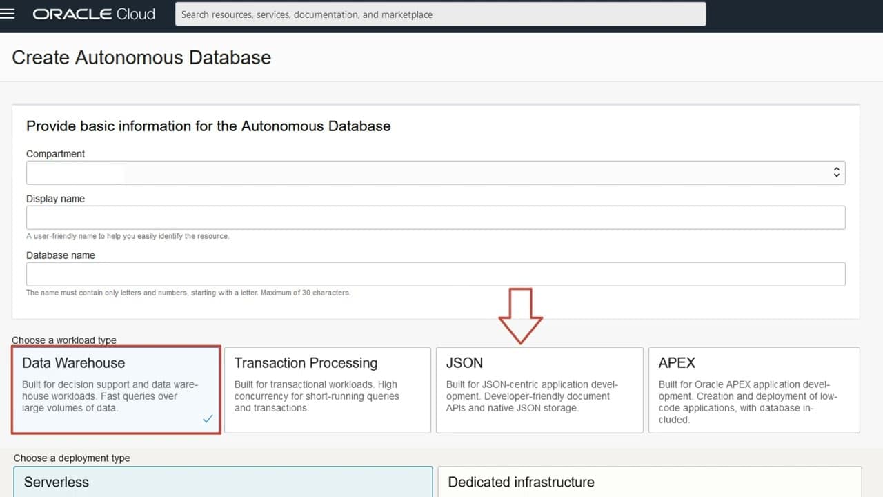 Oracle Cloud Infrastructure Database Technologies Platform